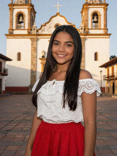 Milagros, 26, Panamanian woman from Chitré in traditional Azuero town square - Latin 312 Dating profile