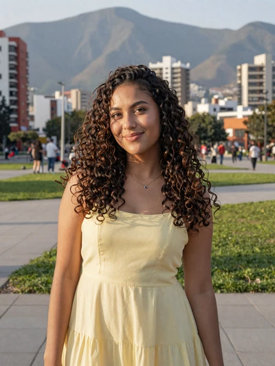 Mariana, 24, single Mexican woman from Monterrey in yellow sundress - Latin 312 verified profile
