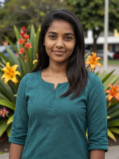 Nalini, 25, Indo-Guyanese woman from Georgetown with long dark hair at tropical park - Latin 312 Dating verified profile