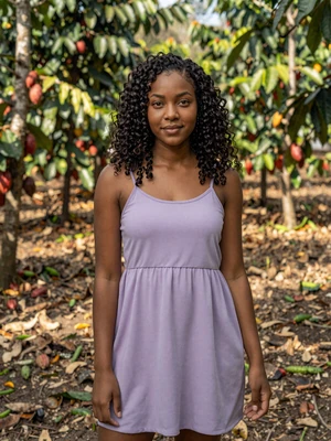 Anika, 28, Grenadian single from St. David's at cocoa plantation with lush green backdrop - verified dating profile