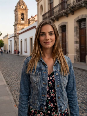 Catalina, 26, Uruguayan single from Colonia del Sacramento on cobblestone street with colonial buildings - verified dating profile
