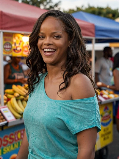 Rihanna-Mae, 25, Barbadian single from Oistins with wavy hair at the famous Fish Fry - verified dating profile